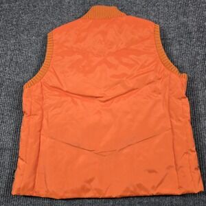 Guide Series Vest Mens Medium Blaze Orange Down Puffer Quilted Insulated Hunting